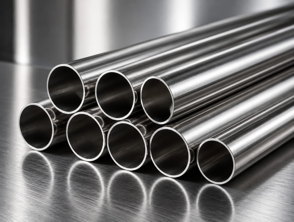 Welded stainless-steel round tubes